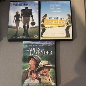 DVD Movie Collection: The Blind Side, Sunshine Cleaning, Ladies in Lavender